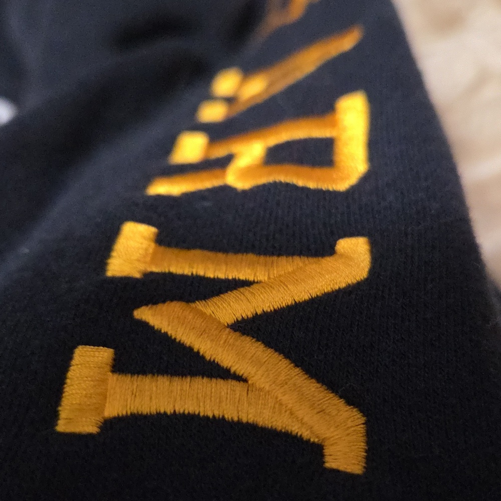 Champion Black Hoodie with Gold U.S. Army - Men's Hoodie Large - Picture 3 of 5